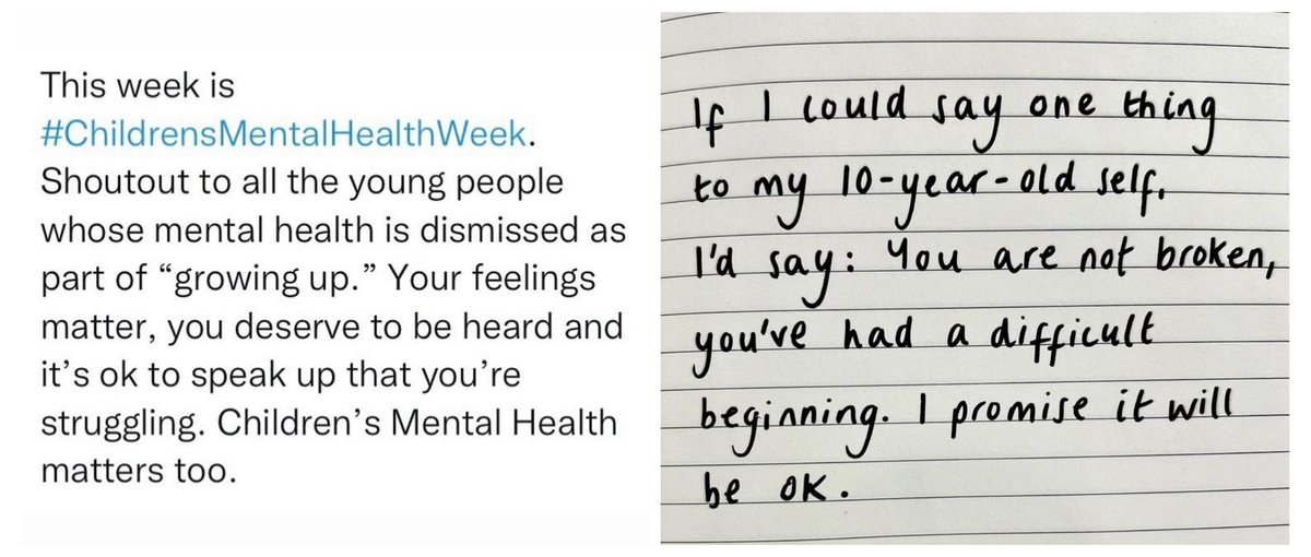 Please share this far and wide! It might just reach somebody that's needs to read this... #ChildrensMentalHealthWeek #RT #PlsRT