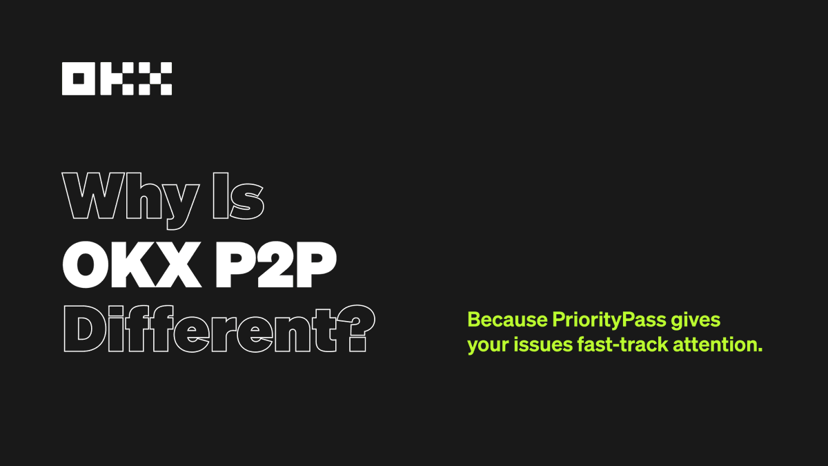 💎 Diamond Merchants deserve diamond service. 

⏰  With #OKX PriorityPass, all disputes are fast-tracked to the front of the customer service queue, ensuring swift resolution and keeping your business on track. 

Get started 👉 bit.ly/OKXP2PMarkets
