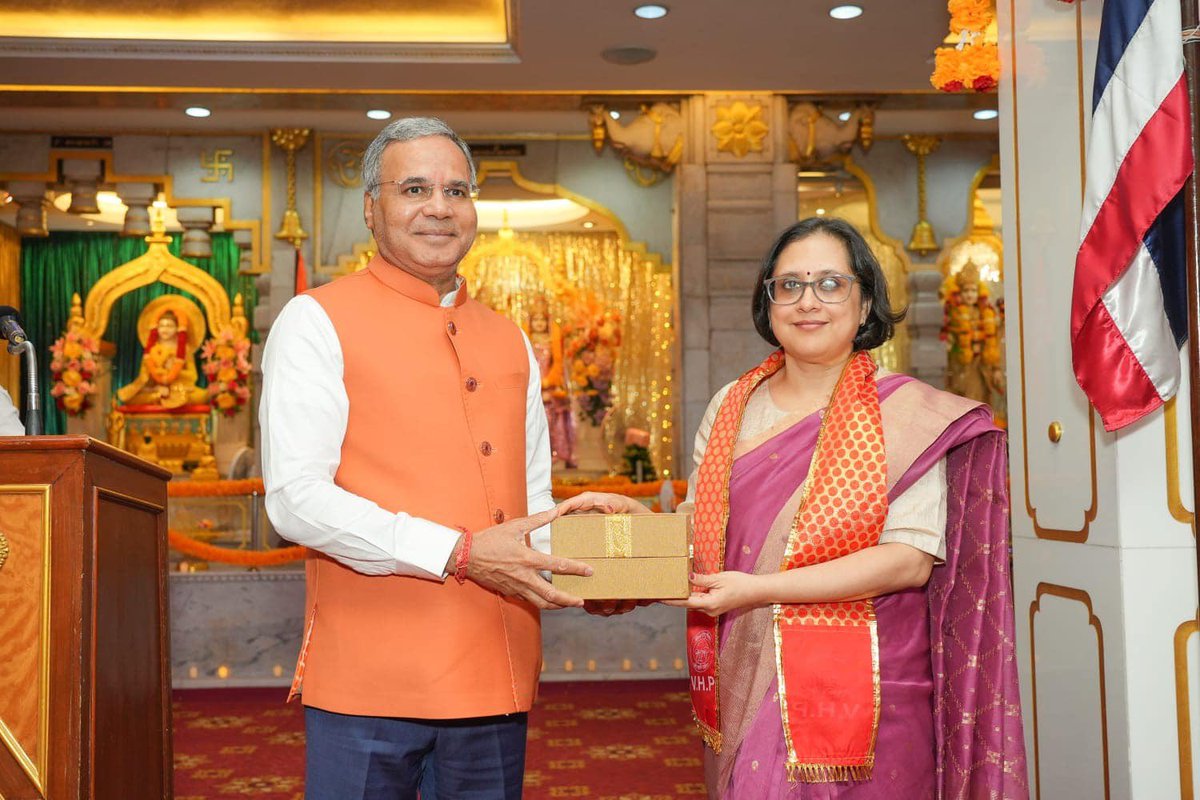 Participated in the auspicious event 'राम फिर लौटे'(Ram Phir Laute) at Dev Mandir, Bangkok, on January 22, 2024, commemorating the historic Ram Janmabhoomi.