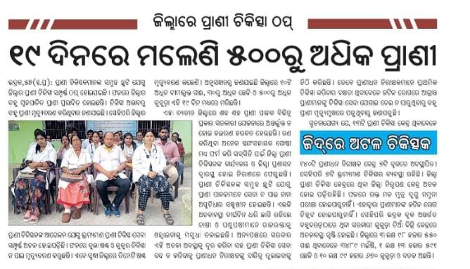 ଭଦ୍ରକରେ ପରିସ୍ଥିତି ଅସମ୍ଭାଳ। କେତେ ଦିନଧରି ଆଉ ଲୁଚେଇ ରଖିବେ। ଆଉ ହେବନି.......
#VetsDemandJustice 
<a href="/CMO_Odisha/">CMO Odisha</a> <a href="/dahvsodisha/">Directorate of AH&VS Odisha</a> <a href="/DM_Bhadrak/">District Administration,Bhadrak</a> @farddept