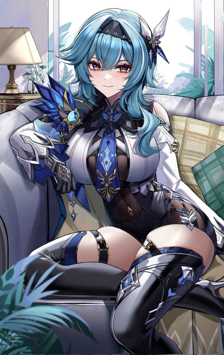 DailyGenshinArt's tweet photo. Eula from Genshin Impact. https://t.co/sMelyBSPy8