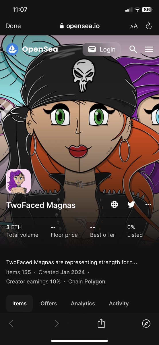 katas_art's tweet photo. ✨TWOFACED MAGNAS✨

🔥WE ARE BACK🔥

As an appreciation of owners of the OG collection 1-155 each Magna Girl is a ticket for reserve in future drops❣️

If sold without using the reserve it will transfer to the new owner 🥰

1 Magna = 1 Ticket/Reserve

More details coming soon 😉 https://t.co/JTFgirZapj