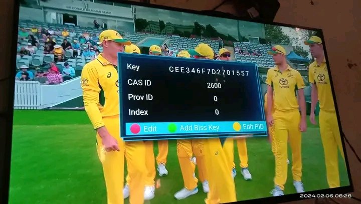 AJeeb096's tweet photo. #FEED LIVE HD 🏏
👉 ODI MATCH
#WI 🏝️ Vs #AUS 🇦🇺
#AsiaSat-5 @100.5E
#FREQ: 3860 V 30000
SID: 0001
🔑 #BISS KEY:
CE E3 46 F7 D2 70 15 57 https://t.co/GnbMY1Jmnx