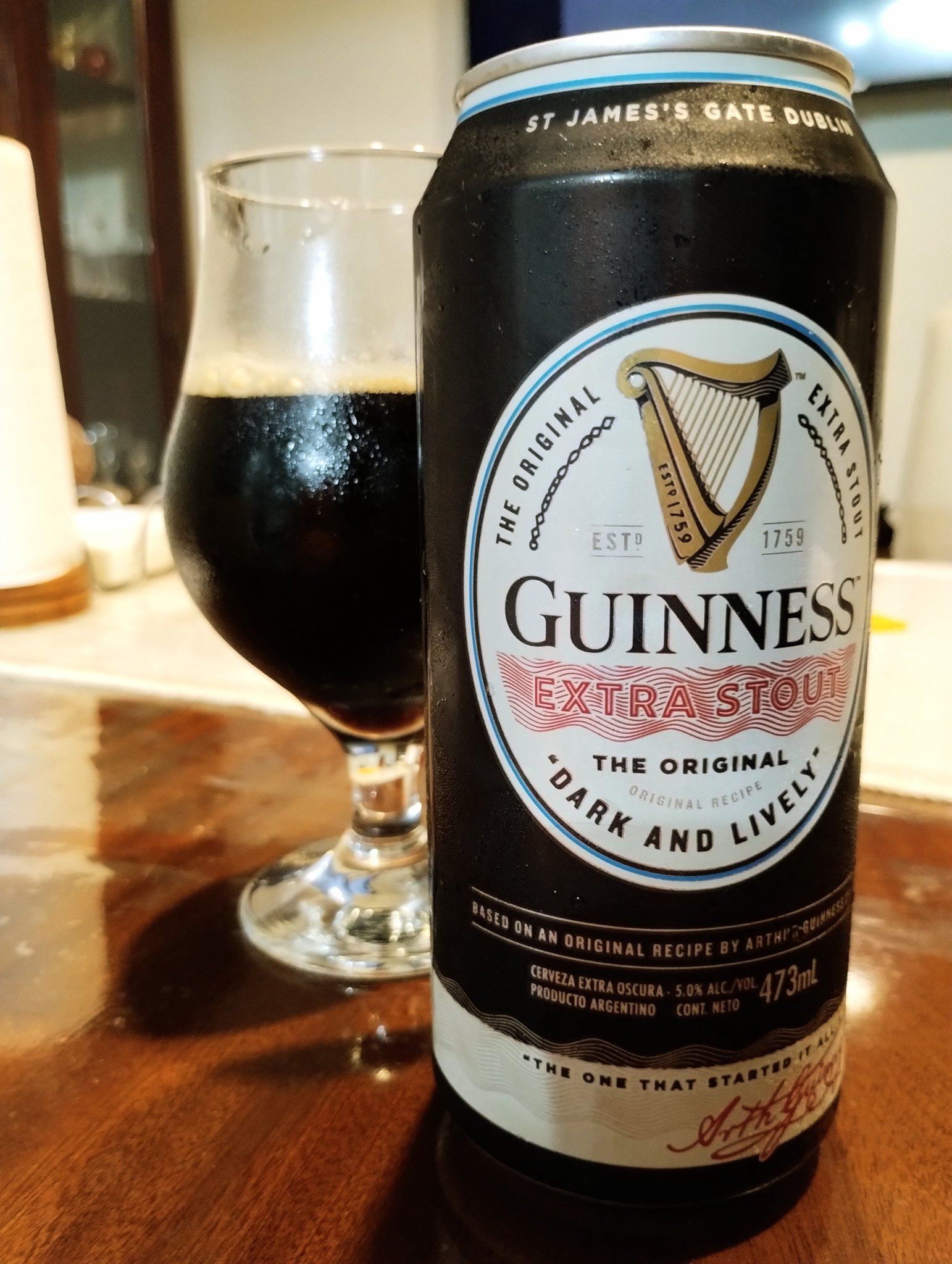 Cerveza Guinness Extra Stout 473 Ml - Jumbo