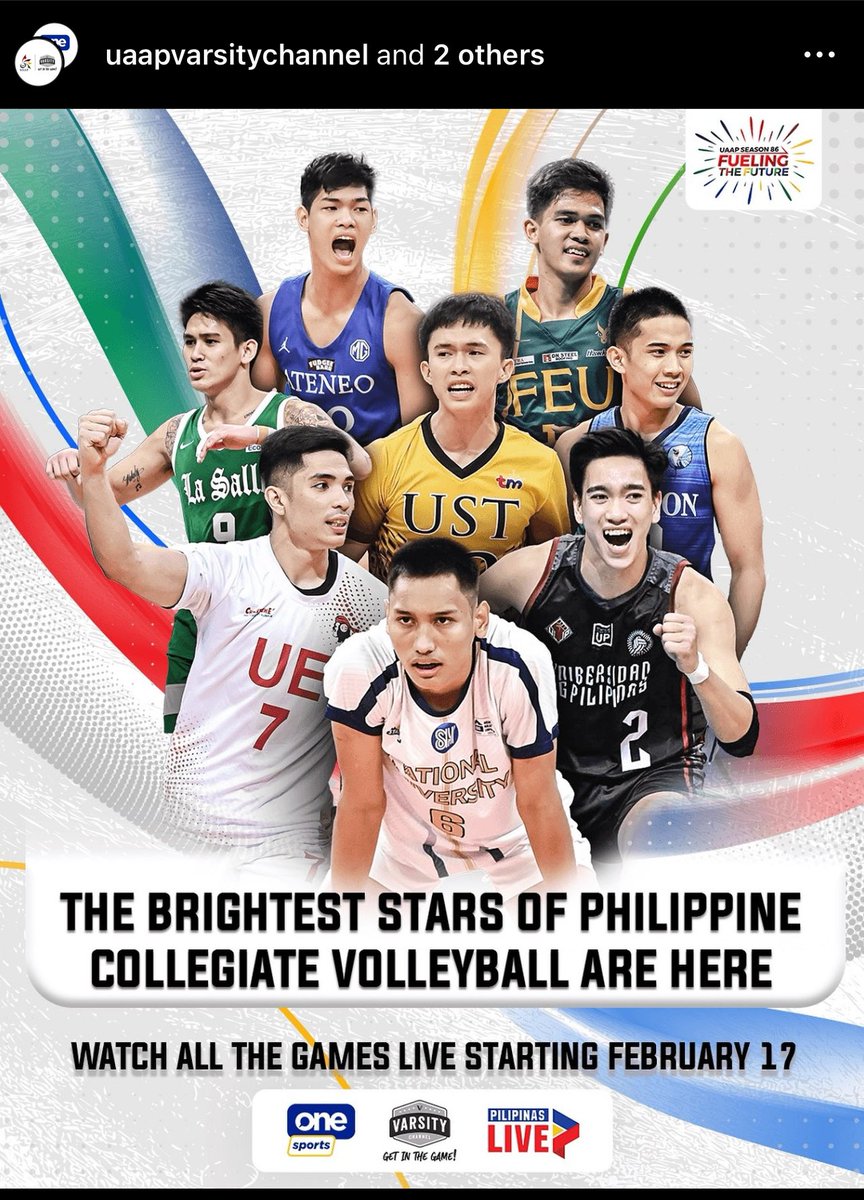 Brightest stars pero lumang assets ang gamit. 💀 Baket kamo? KASE THEY DONT HAVE A MEDIA DAY FOR MEN’S VOLLEYBALL 😂 #UAAPSeason86