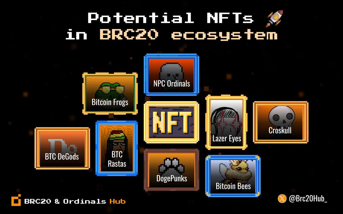 Explore potential NFT gems in the #BRC20 ecosystem! 🚀🚀🚀

Be part of the vibrant community of artists, collectors, and enthusiasts as we embrace the exciting future of #NFTs! 🔥💎

#Ordinals #OrdinalsNFT #OrdinalsBTC