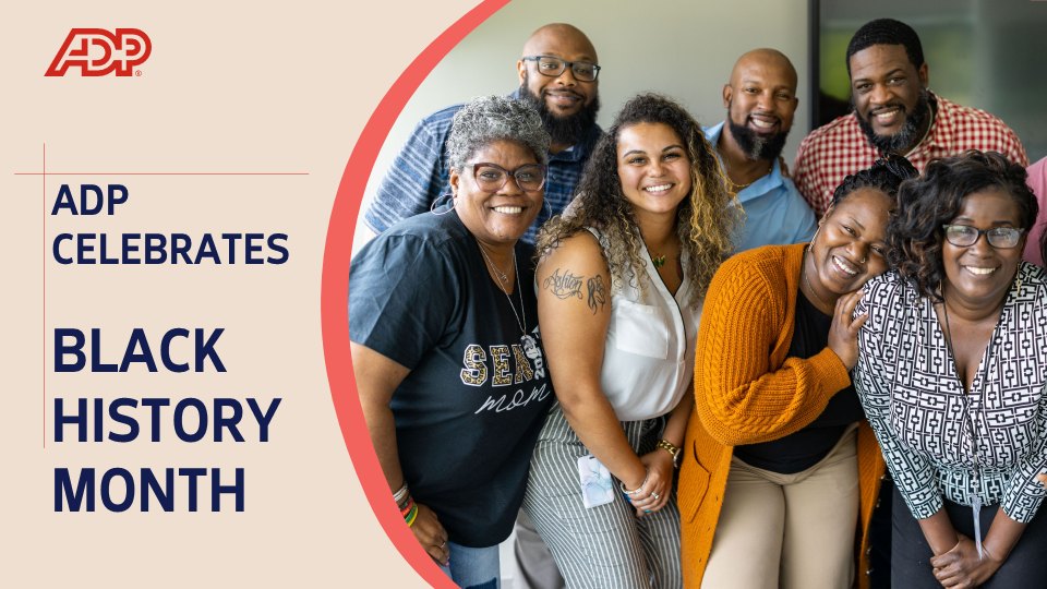 ADP proudly celebrates Black History Month, a time to honor the history, recognize the accomplishments, and uplift the voices of our Black associates, clients and community.

#ADPLife #BlackHistoryMonth