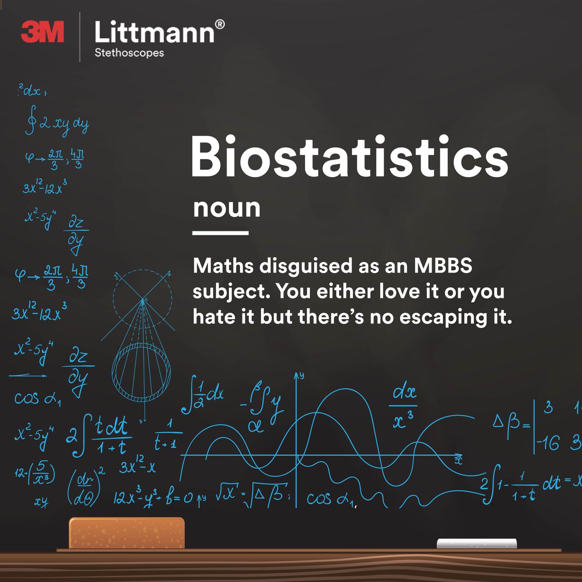 3MLittmannIndia's tweet photo. When maths just doesn’t want to let go of you. 🧬 📟

#Littmann #Stethoscope #DoctorsFavourite https://t.co/01O5kvbFp8
