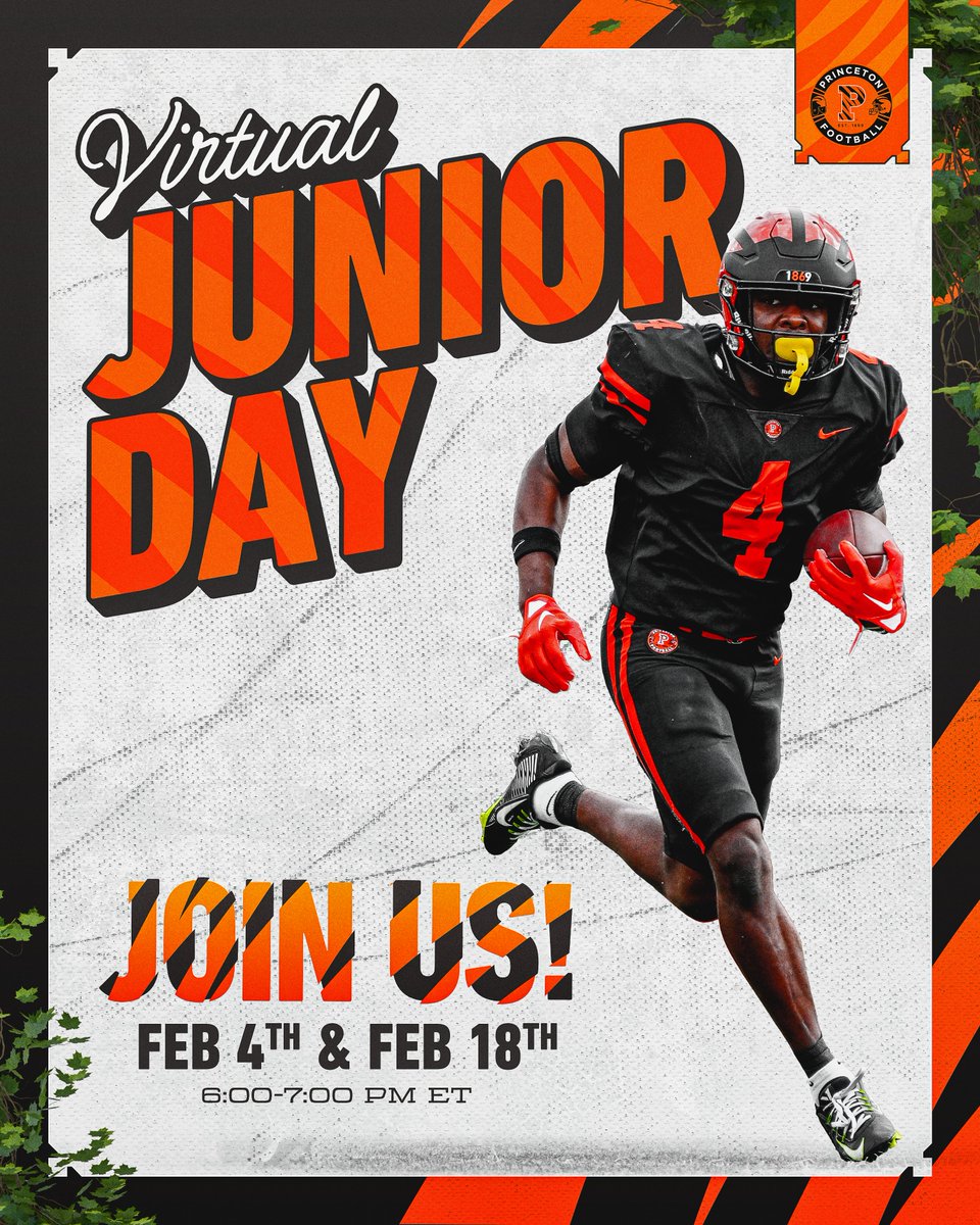 Thank you @PrincetonFTBL for the virtual junior day invite! #JUICE @bcpfootball @BrandonHuffman @alecsimpson5 @PrepRedzoneCA @westcoastpreps_ @CJacksonWCP @ttherzog @PGregorian @GHoward_Scout @coachswaggtos @GetSportsFocus @coachsalromero