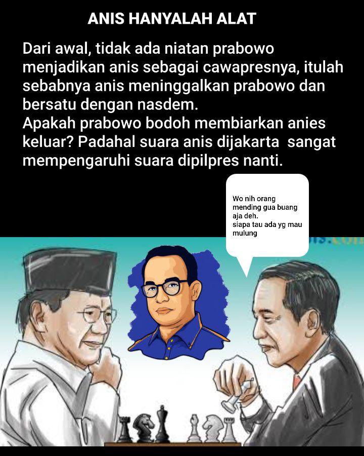 aksesdisini_com's tweet photo. #Gnj4rK3hilanganHarapan karena pilpres tahun ini sudag di tentukan siapa pemenangnya All in 02
Suka ngga suka ya begitulah Politik https://t.co/zEJJUs2Isy