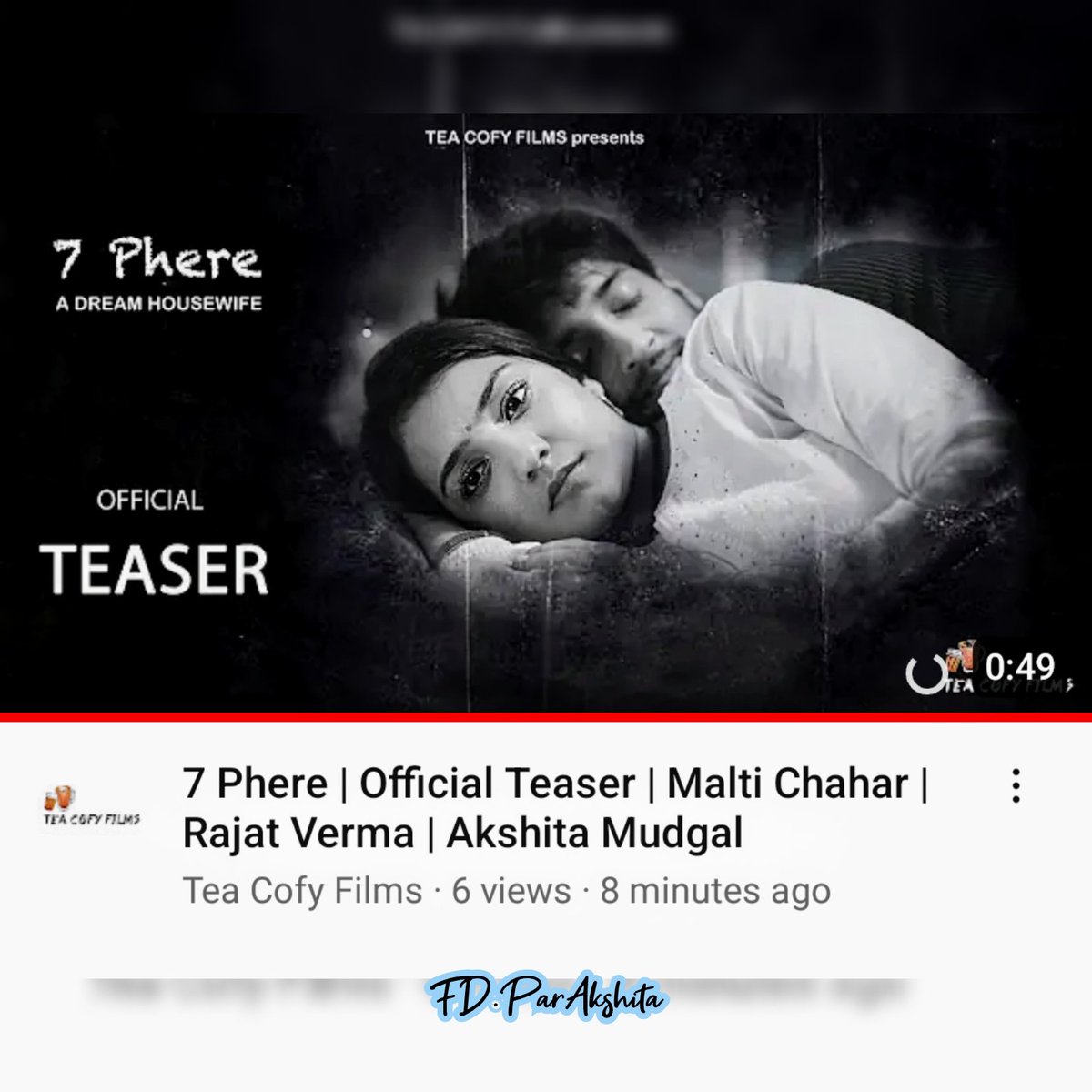 fd_param's tweet photo. Rajat & Akshita's project " 7 Phere" Teaser is out folks β¨π
https://t.co/3JTikYWQWw
@AkshitaMudgal9 @actorrajatverma
#ParamSingh #AkshitaMudgal #ParAkshita #IshqAan #IPZN #AnkitGupta #PriyAnkit #PriyankaChaharChoudhary #FaTejo #AkshitaParam #RajatVerma #NehJat #Bhevar https://t.co/kc46HGrKNJ