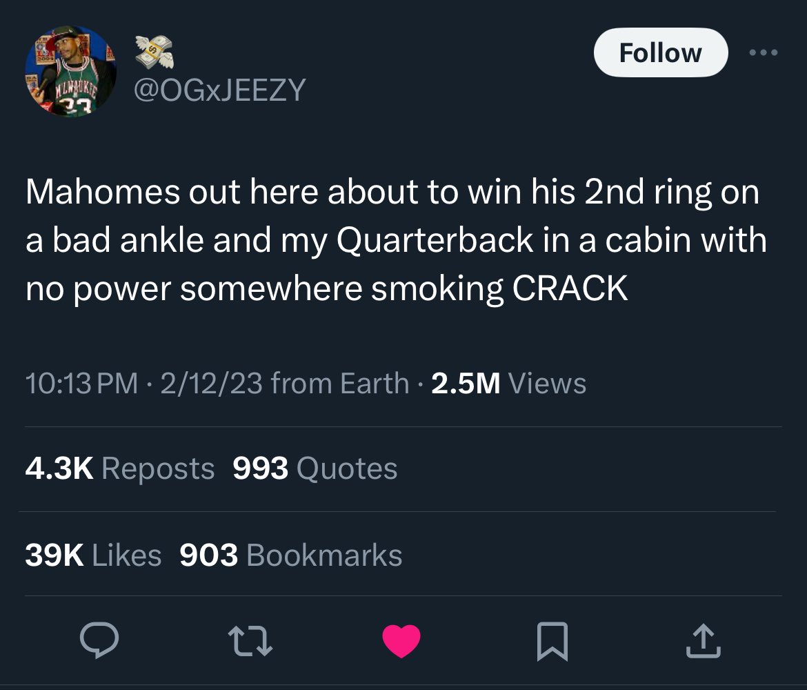 Sack tweet media