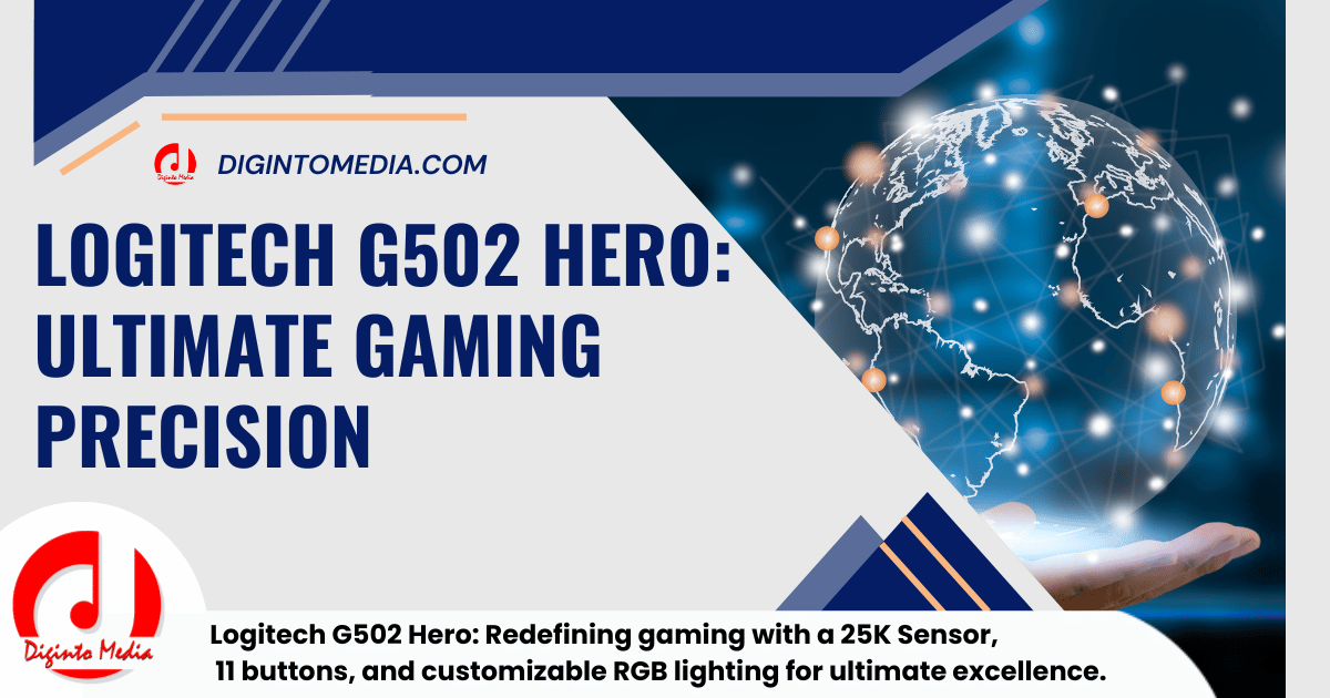 Logitech G502 Hero: Ultimate Gaming Precision
digintomedia.com/technology/log…
#G502HeroExperience, #GameOnPoint,  #GameWithPrecision,  #GamingPerfection, #HeroicGamingControl,  #LogitechG502Hero