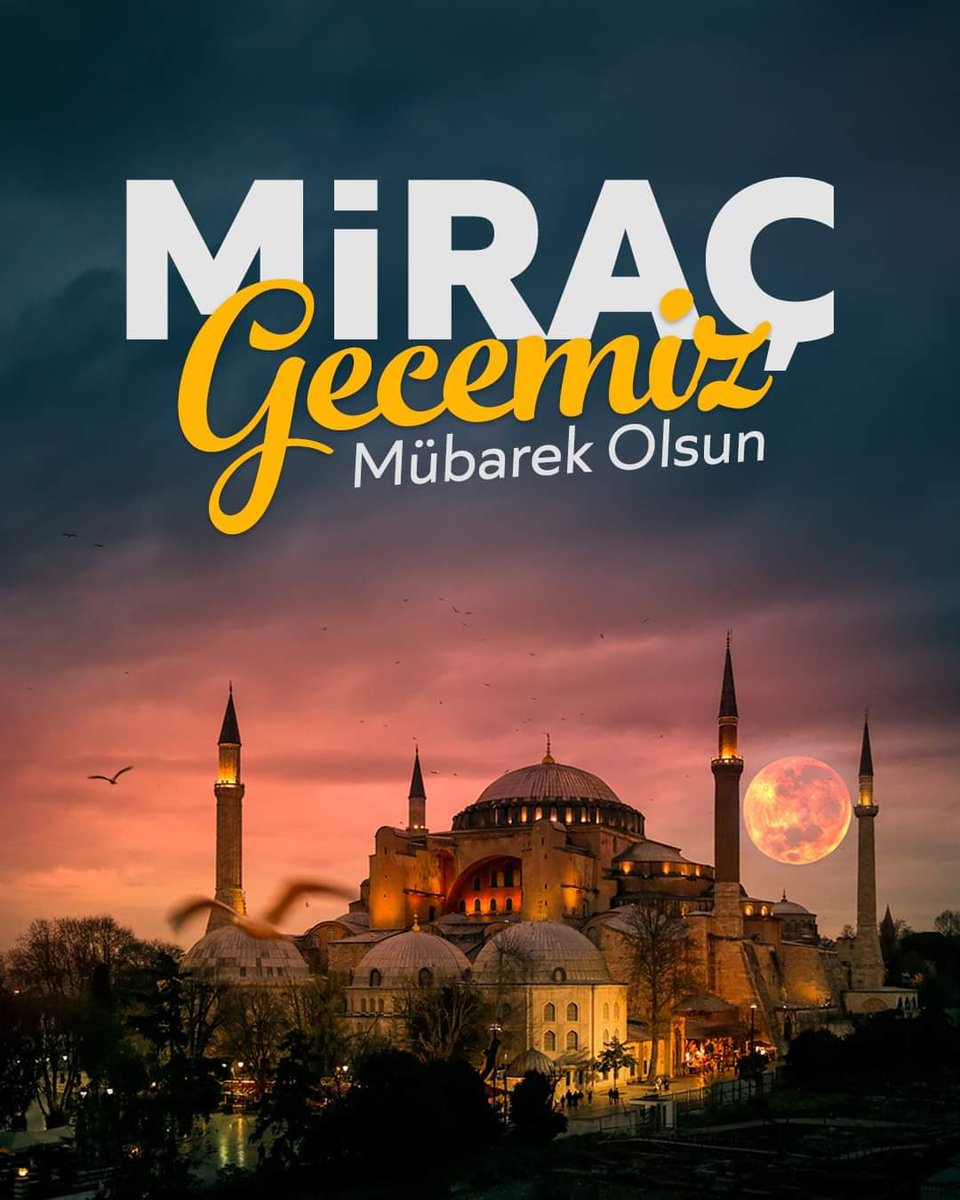 Allah'a ve Ahiret gününe kavuşmayı umanlar için ve Allah'ı çok ananlar için güzel bir örnek vardır." (Ahzâb, 21)

Yüce Mevla'dan üç ayların ve bu mübarek gecenin bereket ikliminin insanlığın hidayetine, barış ve huzuruna vesile olmasını dilerim. 
Miraç Kandilimiz mübarek olsun."