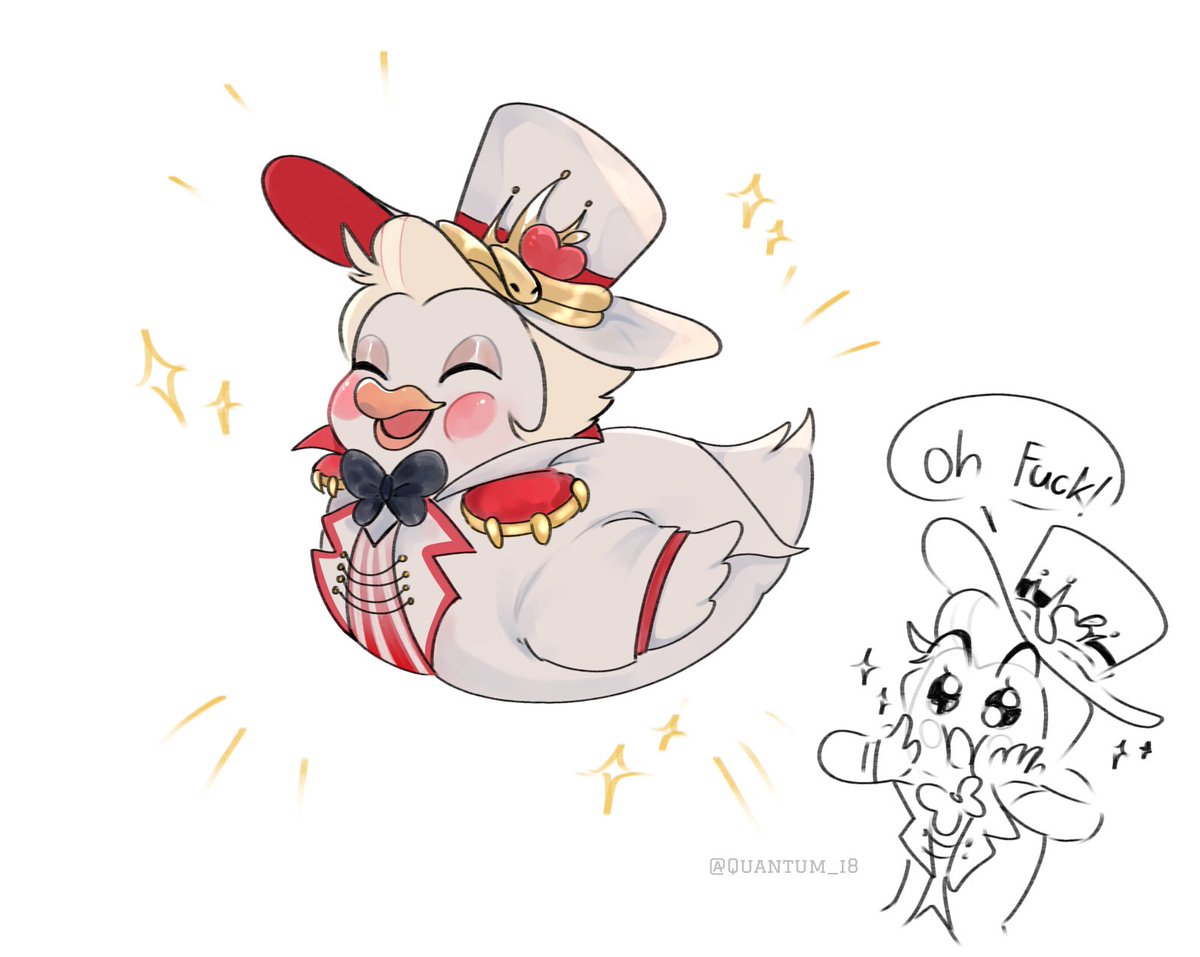 mopopo676's tweet photo. #HazbinHotelLucifer

Duck! 🦆🍎 https://t.co/IQyY8Lmyo6