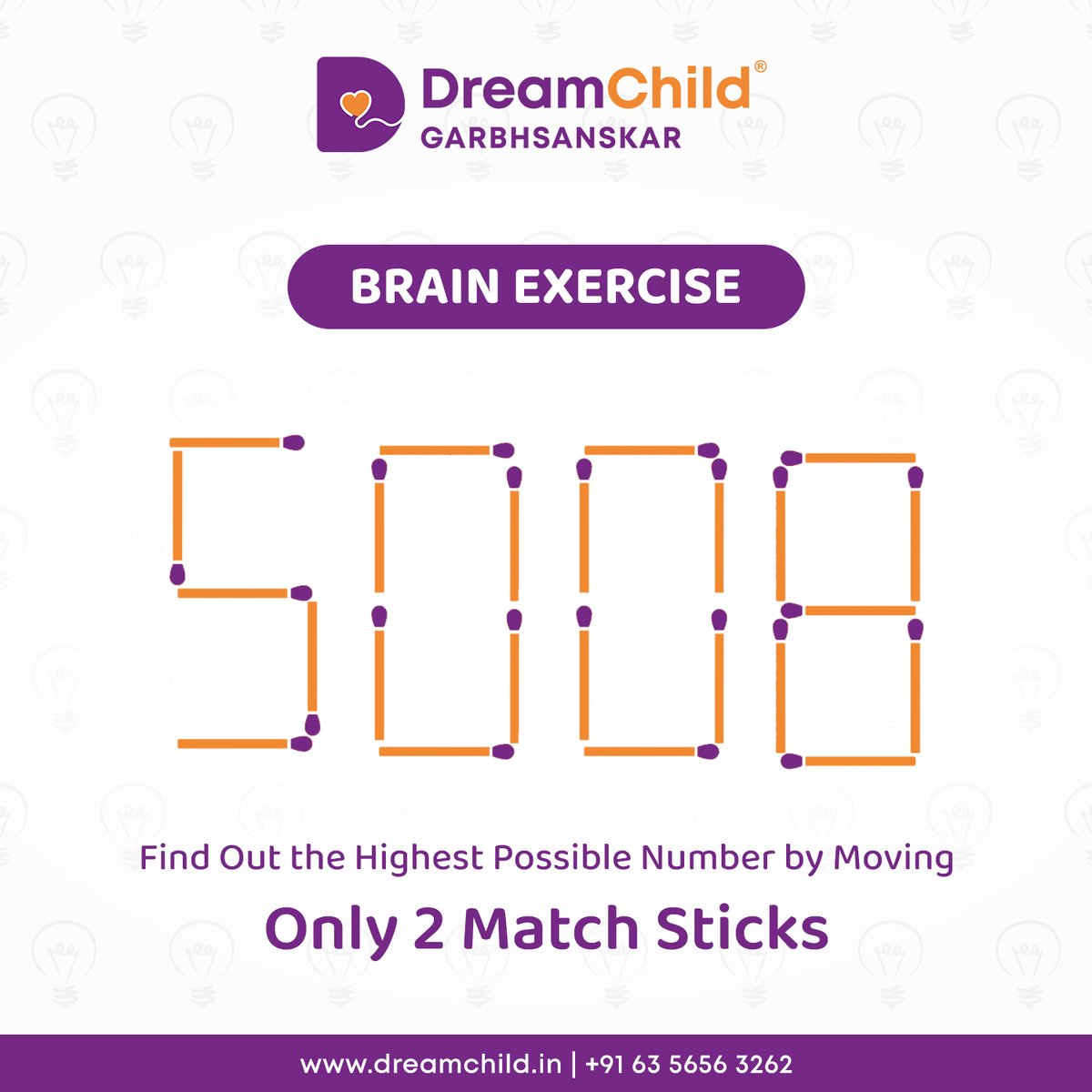 🧠 Let’s Develop our Brain by Puzzle. It Helps to grow a Baby’s Mind in the womb. 👉🏻 Comment Your Answer. #puzzle #riddles #riddle #braingames #quiz #challenge #fun #puzzletime #iq #games #knowledge #riddler #dreamchild #garbhsanskar #dreamchildapp