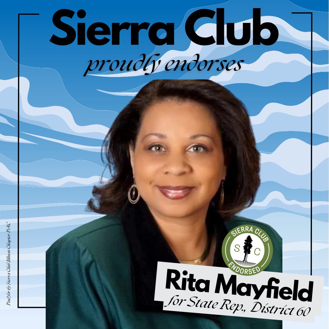 RitaMayfield's tweet photo. Proud to be an Environment Champion #sierraclub https://t.co/HA9CmmmVeh