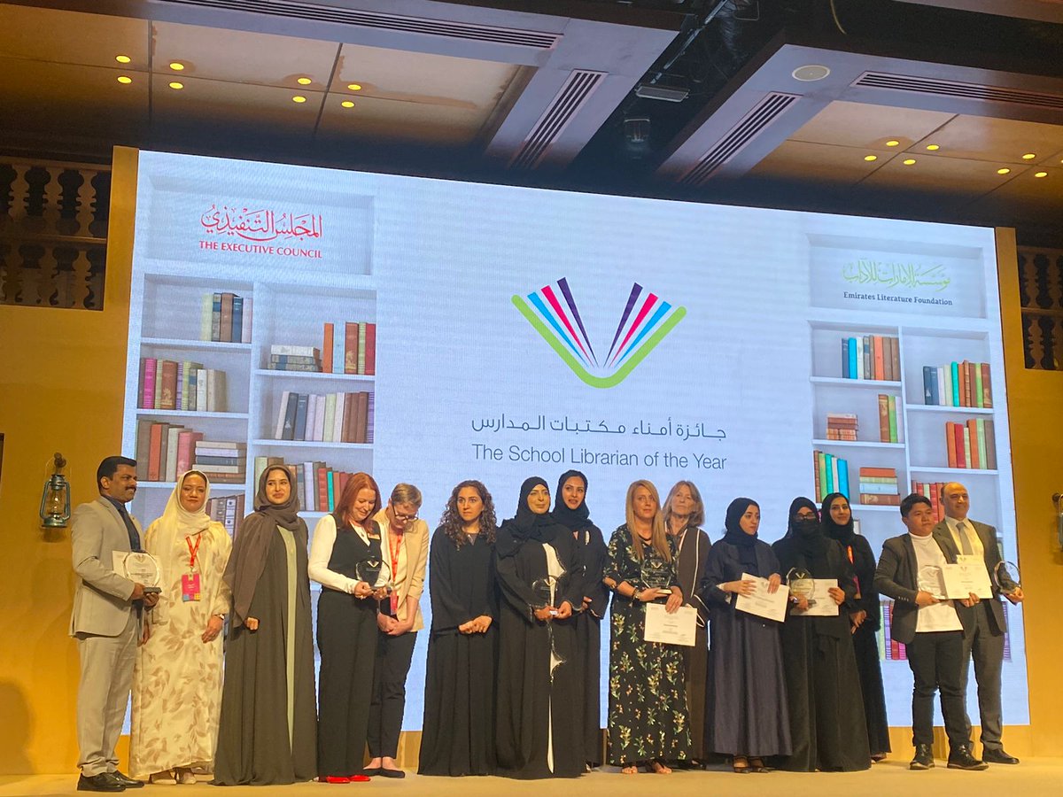 GMA LIBRARY 📚 (@gma_library) on Twitter photo We are beyond thrilled to announce that our Raghu Sir is the WINNER of <a href="/EmiratesLitFest/">EmiratesLitFest</a> Librarian of the Year Award 2024 we couldn't be more proud. Congratulations🎉🎊to <a href="/MORaghunath/">Raghunathan</a> Sir! &Our #schooLibraryteam <a href="/DxbModern/">GEMS Modern Academy</a> <a href="/KHAREMADHUR/">MADHUR KHARE</a> <a href="/malbush1/">Shirin Pawane</a> <a href="/KNargish/">Nargish Khambatta</a> <a href="/sydneydxb/">Sydney Atkins 😷</a> <a href="/ELFDubai/">ELFDubai</a> We are beyond thrilled to announce that our Raghu Sir is the WINNER of <a href="/EmiratesLitFest/">EmiratesLitFest</a> Librarian of the Year Award 2024 we couldn't be more proud. Congratulations🎉🎊to <a href="/MORaghunath/">Raghunathan</a> Sir! &Our #schooLibraryteam <a href="/DxbModern/">GEMS Modern Academy</a> <a href="/KHAREMADHUR/">MADHUR KHARE</a> <a href="/malbush1/">Shirin Pawane</a> <a href="/KNargish/">Nargish Khambatta</a> <a href="/sydneydxb/">Sydney Atkins 😷</a> <a href="/ELFDubai/">ELFDubai</a>