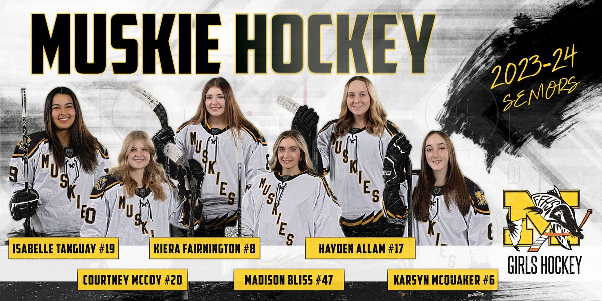 Muskie Senior's Night
VS Dryden Eagles

Tuesday Feb 6th, 2024 - 7:00PM
Ice For Kids Arena