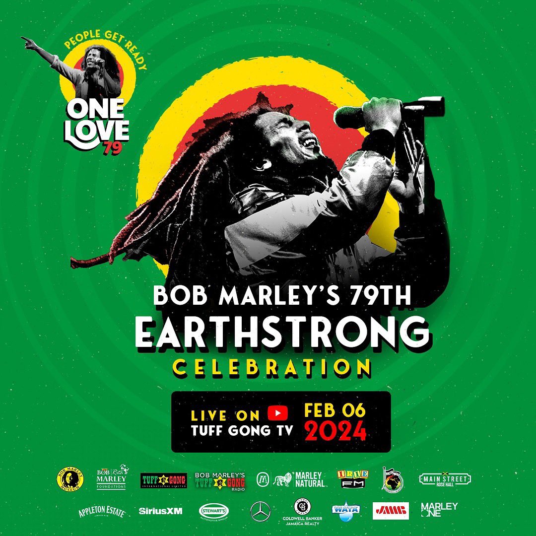 Let’s get together and feel alright 🎶💚💛🖤 Starting tomorrow morning (Feb 6) at 7am ET, celebrate Gong’s 79th birthday with us all day long at the @bobmarleymuseum and live streaming through the Tuff Gong TV YouTube. Featuring live music, educational activities, and soulful…