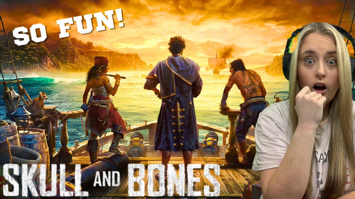 spiggs_gaming's tweet photo. I watch the trailer for "Skull And Bones", and OH MY GOSH! This game looks so fun!
https://t.co/52CVNq5QUI
#YouTube #YouTuber #SkullandBones #Gamer #Gaming #GirlGamer #YouTubeReaction #YouTubeTrailer #YouTubeGaming https://t.co/pTZ7uPGS0c