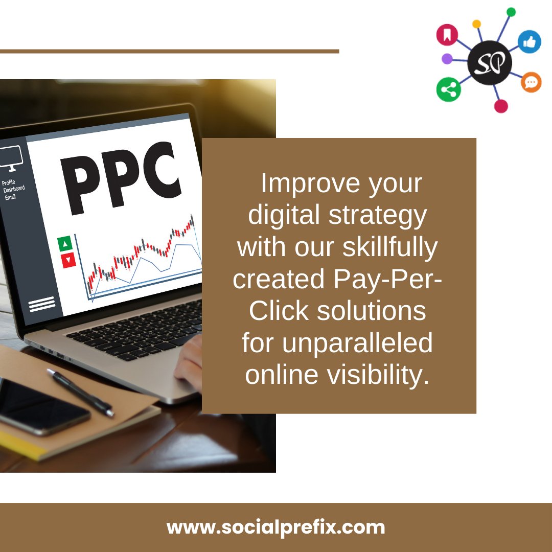 socialprefix's tweet photo. Improve your digital strategy with our skillfully created pay-per-clicks solutions for unparalleled online visibility.
To know more visit our website ๐https://t.co/qUTsvFdduo
#digitalstrategy #payperclick #ppcclicks https://t.co/XMBtP5eT7s