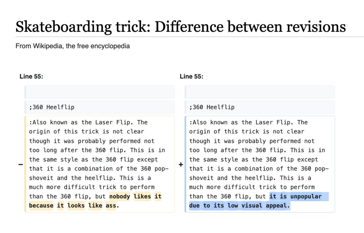 depthsofwiki's tweet photo. When you are a Wikipedia editor you have to help your fellow contributors who struggle to maintain an encyclopedic tone https://t.co/VDvlK1g1B2