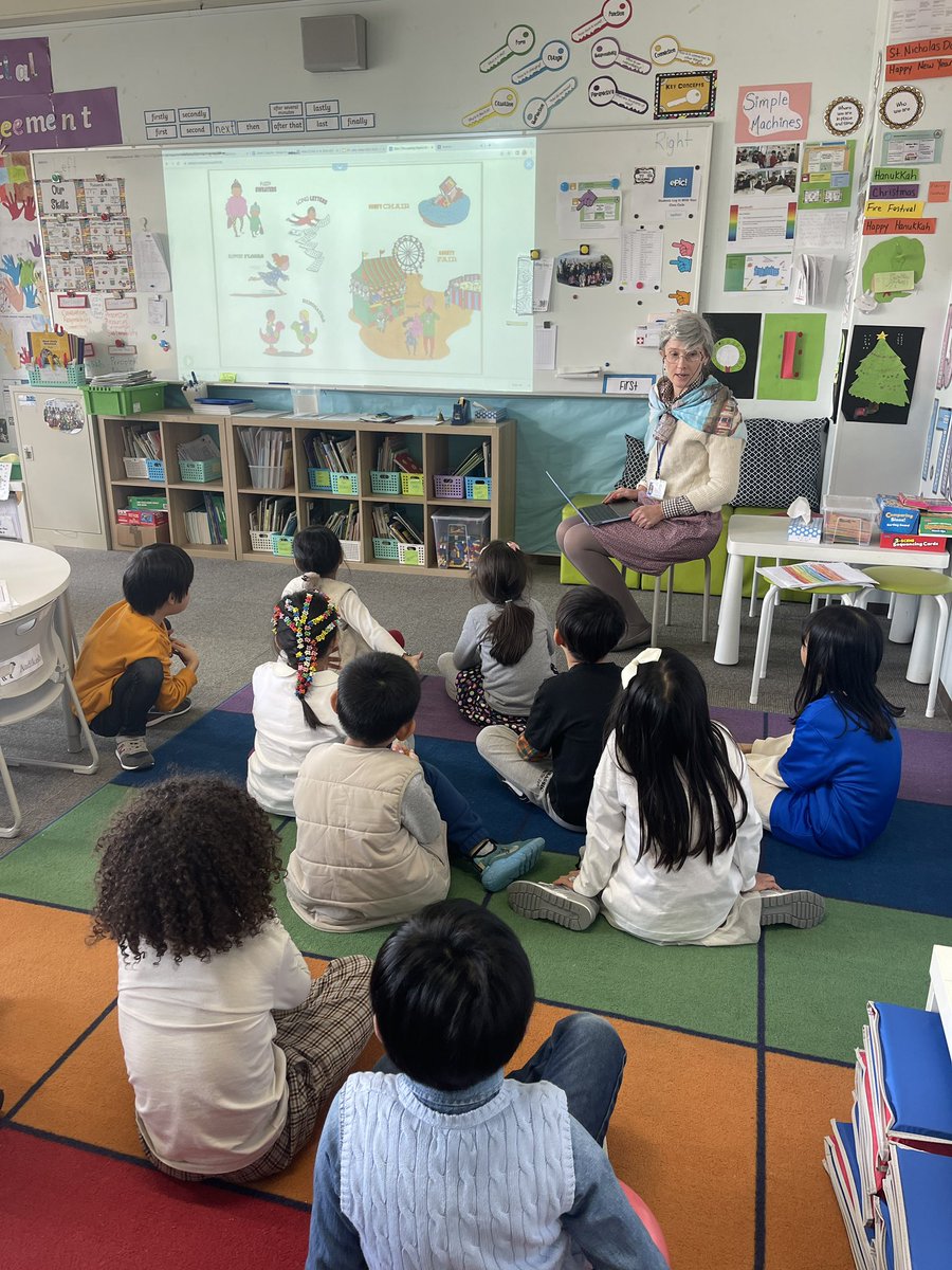 Today we celebrated 100 days of school @FISSharks! From dressing up in a 100 theme to exploring many #Mathematics activities together, it was a wonderful community event 💯