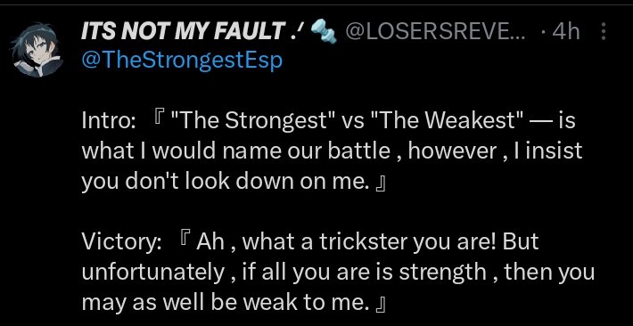 "Yeah! You Must Have Lost Your Mind. The Weakest saying he caught a Victory but all he Accomplish before Was lost after lost and saying he won against the strongest is Ironic to the next level"