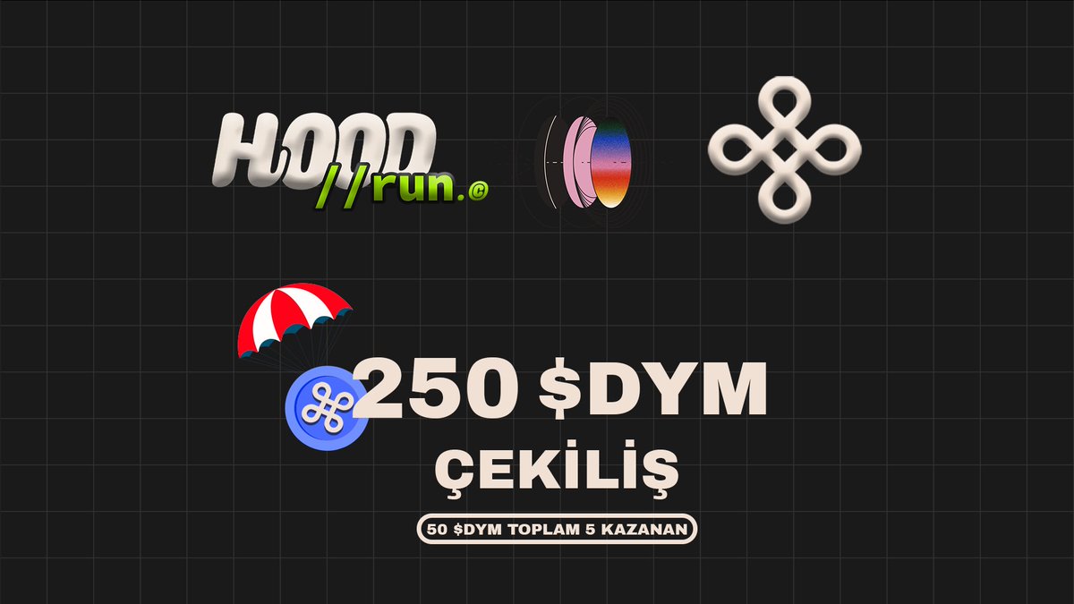 Selamlar HoodRun Destekçileri

HoodRun Dymension Genesis Validatör haberimizi beraber kutluyoruz. Toplam 250 $DYM çekilişi!

🔹Takip <a href="/hoodrunio/">HoodRun</a>
🔹HoodRun Telegram kanallarına katıl
👉t.me/hoodrunio
👉t.me/hoodrunchat
🔹RT&amp;Like

⏳7 Şubat 20:00

Herkese bol şans 🙏🏼