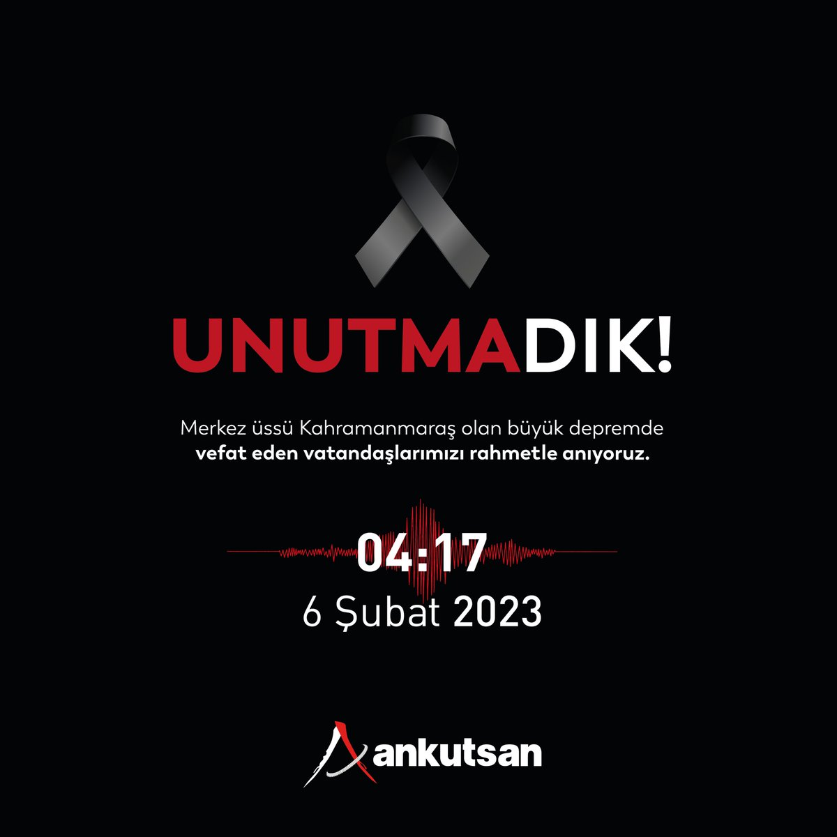 6 Şubat 2023’de Kahramanmaraş merkezli depremlerin yıldönümünde, hayatını kaybeden tüm vatandaşlarımızı rahmetle anıyoruz.
On the anniversary of the Kahramanmaraş-centered earthquakes that occurred on February 6, 2023, we commemorate all our citizens who lost their lives.