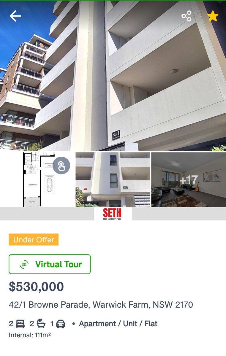 Under Offer Within 1 Month. Selling Apartments? Need Results? Call Us 02 9822 8380 
#sethresidentialproperty 
#sethrealestate