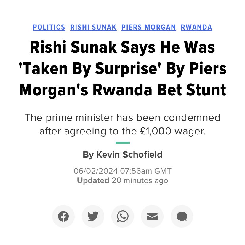 TobyonTV's tweet image. ‘I can be easily pressured into bad decisions,’ admits Rishi Sunak