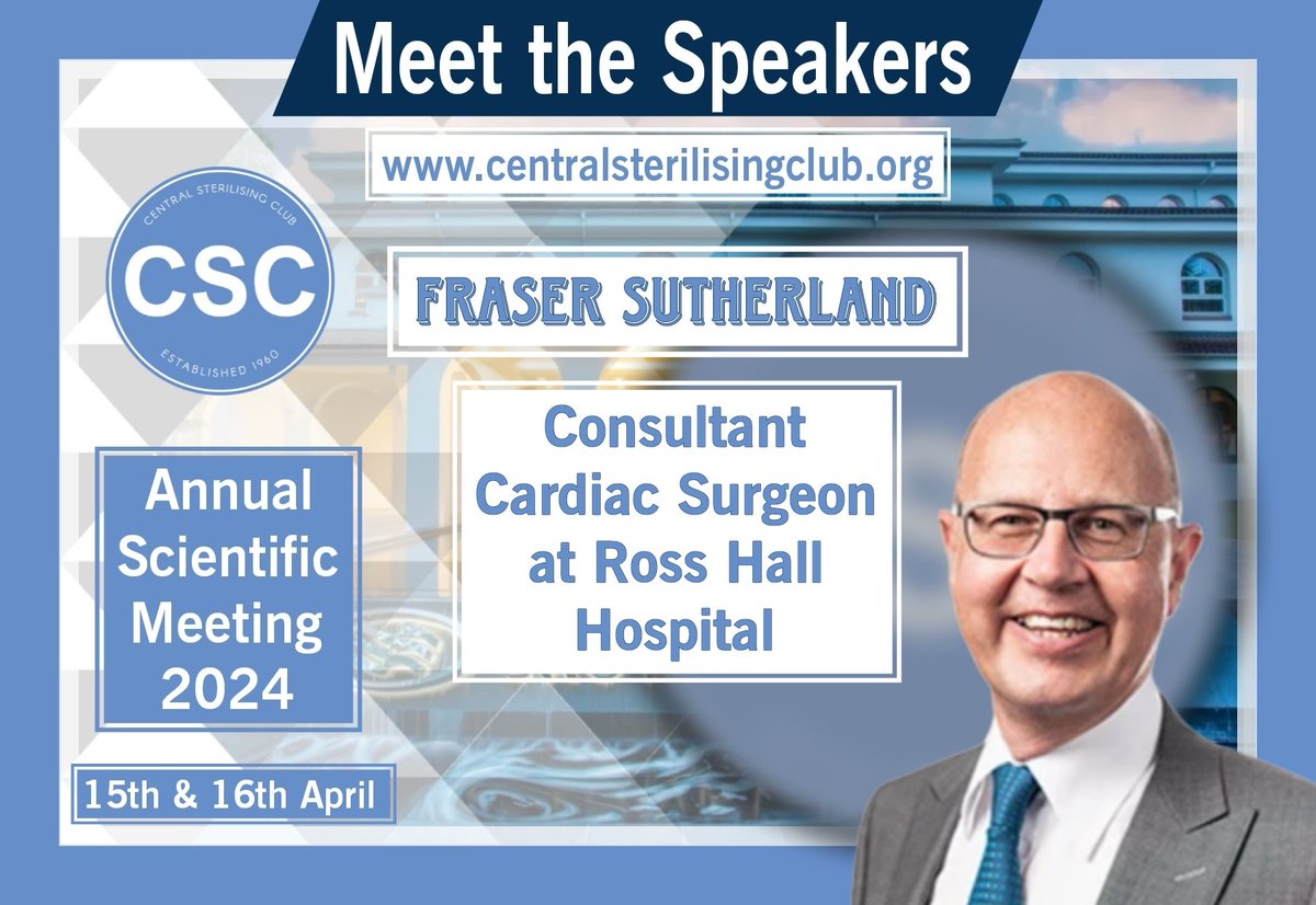 Good morning world :
CSC are pleased to introduce you to our next speaker Fraser Sutherland