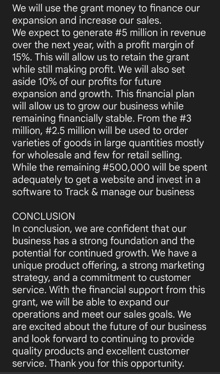 Reedahsliving's tweet photo. @Holdingcorengo Hi @Holdingcorengo 
I'm Fareedah a business owner in ilorin, kwara state.

Below is my Business plan and a Video on how I intend to utilise the Business financial support if I'm selected and I eventually win. 

Thank you for your consideration ❤️ https://t.co/U2rnmiT4ip