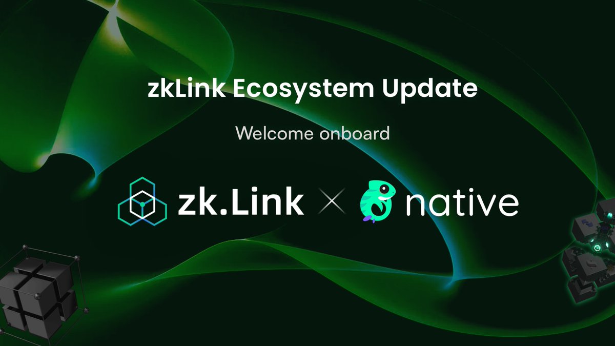 zkLink_Official's tweet photo. 🚀 Welcome @native_fi to the zkLink ecosystem!

🦎 Native is building Web3’s Liquidity Layer, an all-in-one solution to crypto's liquidity fragmentation.

🌐 Together we're reshaping DeFi w/ unified liquidity &amp; seamless trading. Join us as we revolutionize DeFi!

#L3 #ZKL #zkLink https://t.co/8kBfdVBCoj