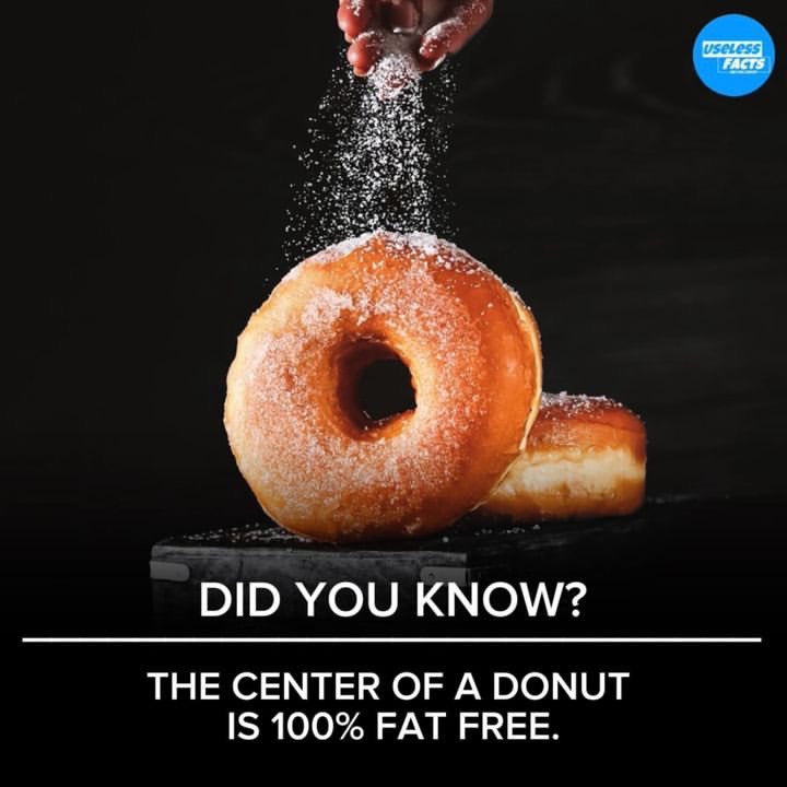 Fat-free parts of donuts? They exist!