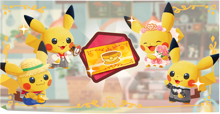 パズルゲーム『ポケまぜ』に、ピカチュウのきせかえがたくさん登場