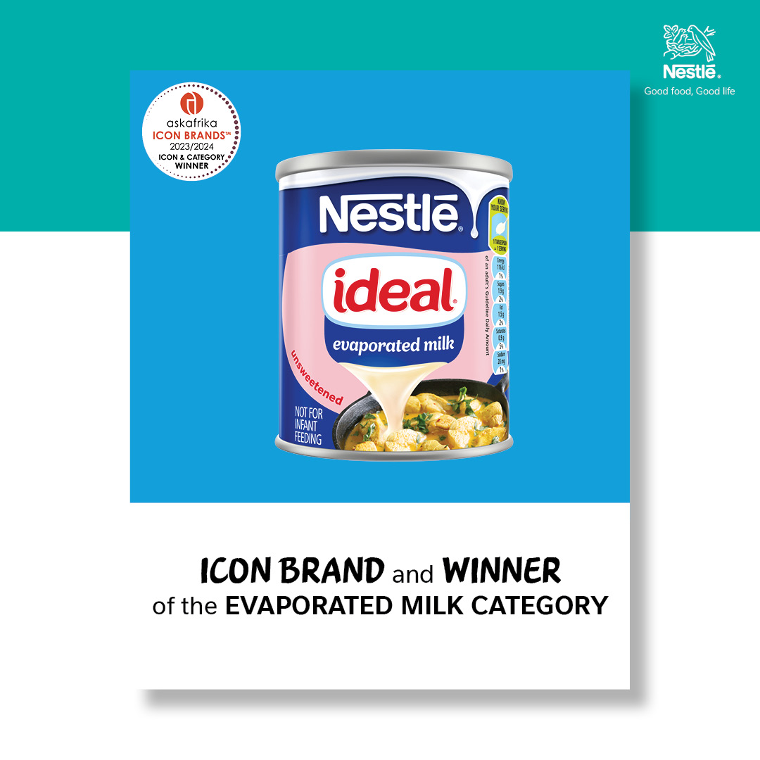 NestleESAR's tweet photo. Over the past 150 years, you’ve made our brands household names, keeping a special place for them in your pantries, on your tables and in your hearts. Thank you for making us iconic, South Africa. #GoodBusiness #IconBrands https://t.co/9huhjaDnJE