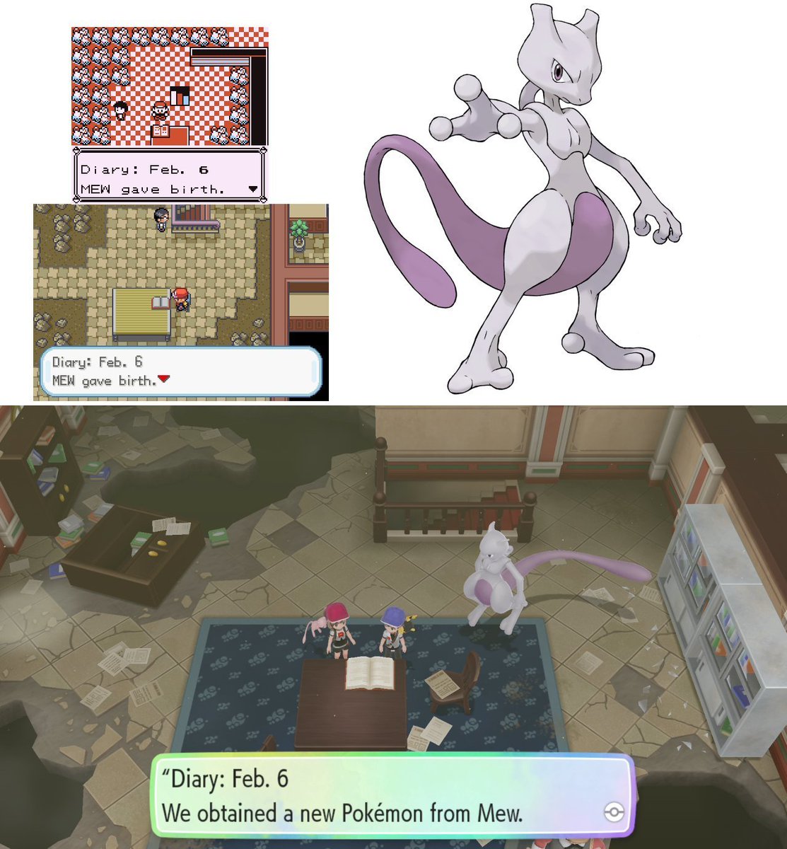It is February 6th. On this day, Mewtwo was born. Happy birthday Mewtwo.