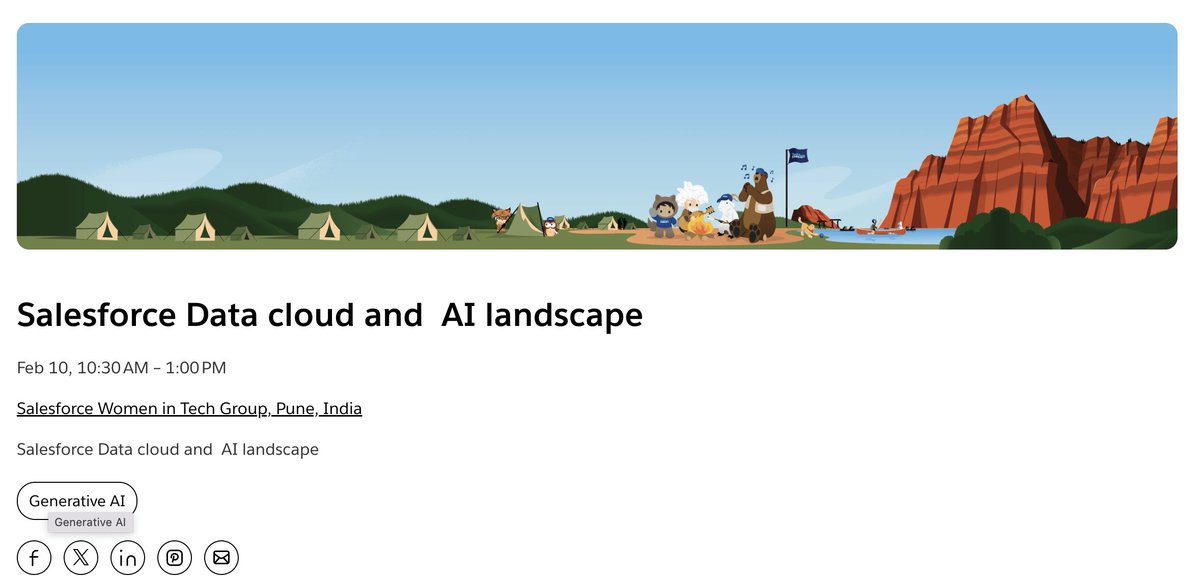 SALESFORCE PUNE WIT (@punewit) on Twitter photo <a href="/PuneWit/">SALESFORCE PUNE WIT</a> is excited to announce its upcoming power-packed session focusing on the dynamic realm of '<a href="/salesforce/">Salesforce</a> Data Cloud & AI Landscape' presented by Ruchita Dhandar, Tejas Bagade & Akash Musale.
RSVP: shorturl.at/elqxN
📅 Date: 10th FEB 2024
⏰ Time: 10:30 AM - 01:00PM <a href="/PuneWit/">SALESFORCE PUNE WIT</a> is excited to announce its upcoming power-packed session focusing on the dynamic realm of '<a href="/salesforce/">Salesforce</a> Data Cloud & AI Landscape' presented by Ruchita Dhandar, Tejas Bagade & Akash Musale.
RSVP: shorturl.at/elqxN
📅 Date: 10th FEB 2024
⏰ Time: 10:30 AM - 01:00PM