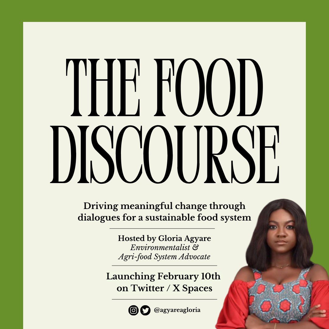 Everyone eats, but not everyone considers how food reaches their table😊. I am excited to introduce my initiative, 'The Food Discourse,' where we unravel the complexities of our food system for everyone to understand. Join me on this journey once every month on Twitter/X space