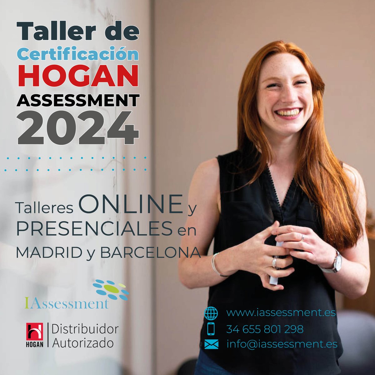 I_Assessment's tweet photo. Talleres de Certificación @HoganAssessment

Consulta fechas disponibles aquí:
📅 https://t.co/sTCzIquHWD

Si quieres apuntarte o necesitas más información:
📱 +34 655 801 298
📧 info@iassessment.es

#IAssessment #HoganAssessments #personalidad #talento #liderazgo https://t.co/WRUJU4MQcb