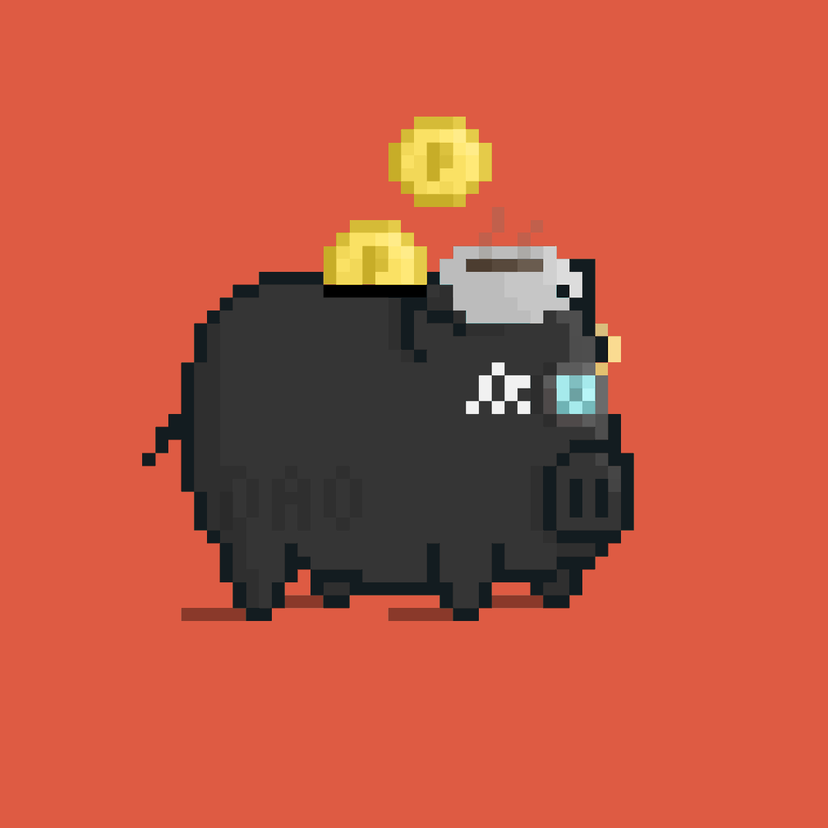SUSWEB3's tweet photo. #PixelPigs on #Algorand represent a group of degenerate agricultural operations, or whatever a "DAO" is...
555x of the Pixel Pigs collection will be released on $ALGO with exclusive benefits relating to $PIG, as well as #CrossChain benefits...
Mint price : 169 $ALGO
Stake for $PIG, weekly airdrops, holder exclusive raffles, $BACON pass for a free mint on #Solana & much more...
Proceeds will be split with the artist & partially used for the buy back proposal of the @coffeebeandao, while the rest will go to LP / token support of $PIG for Q2 DeFi participation...
Art by @Wormsnfts_algo ~ They did an amazing job on this, make sure you drop them a follow!!!