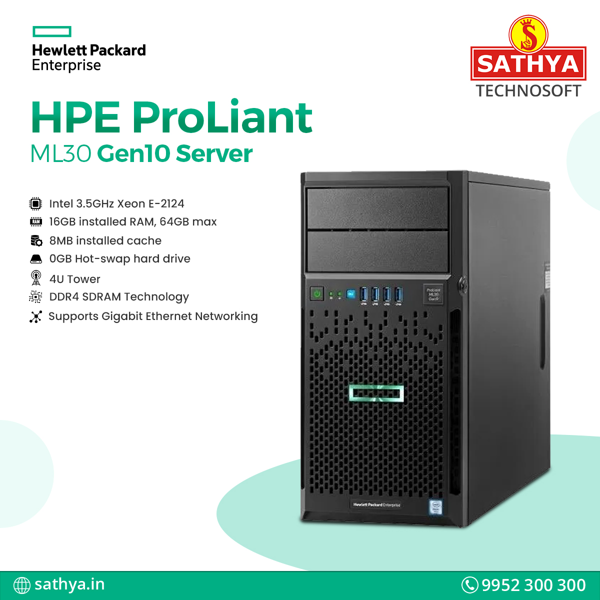 sathyashopping's tweet image. Purchase the most flexible, reliable, performance-optimized #HPEProLiant ML30 Gen10 #Server for your virtualized and memory-centric workloads. For details visit sathya.in or call 9952300300

🛒Shop here : bit.ly/3UuIFlx

#towerserver #onlinestore #shopping