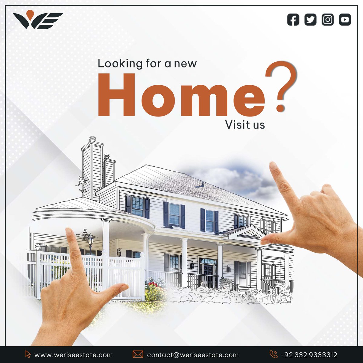 WeRiseEstate's tweet photo. Start your journey to finding your dream home with Team 𝐖𝐞 𝐑𝐢𝐬𝐞 𝐄𝐬𝐭𝐚𝐭𝐞.
#weriseestate #realestate #pakistan #property https://t.co/KKgFoQUQTp