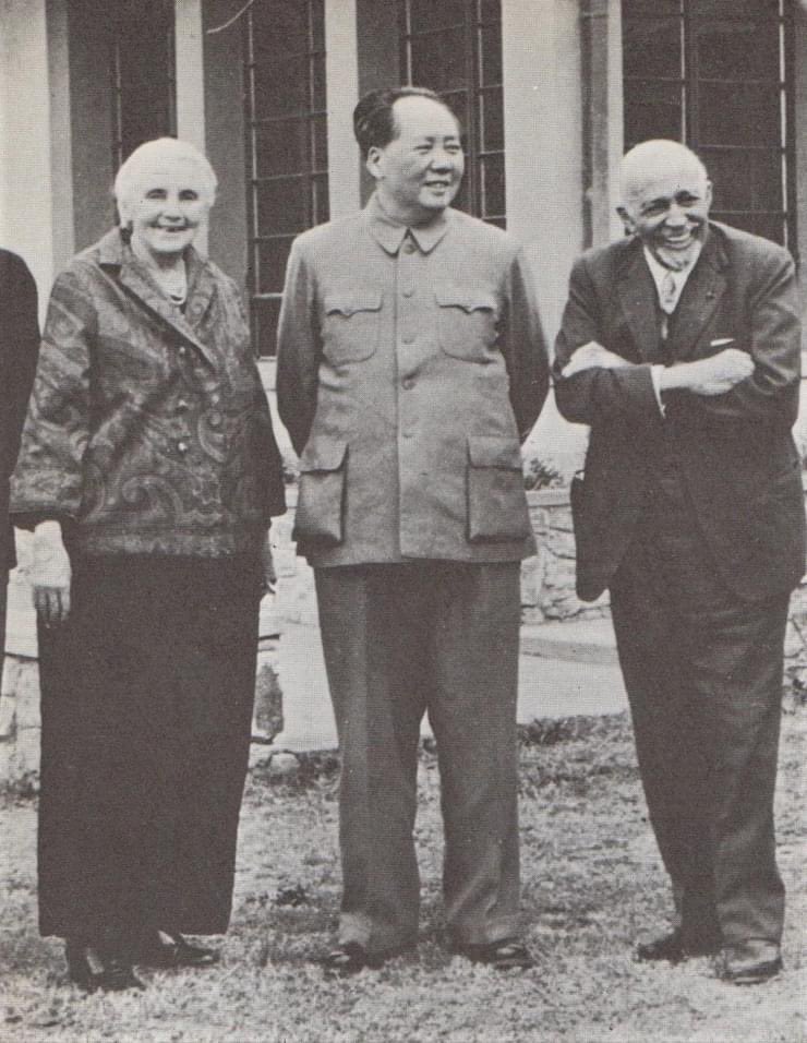 OGBlackRedGuard's tweet photo. Anna Louise Strong, Mao and WEB Du Bois https://t.co/Q16MpSHKg0