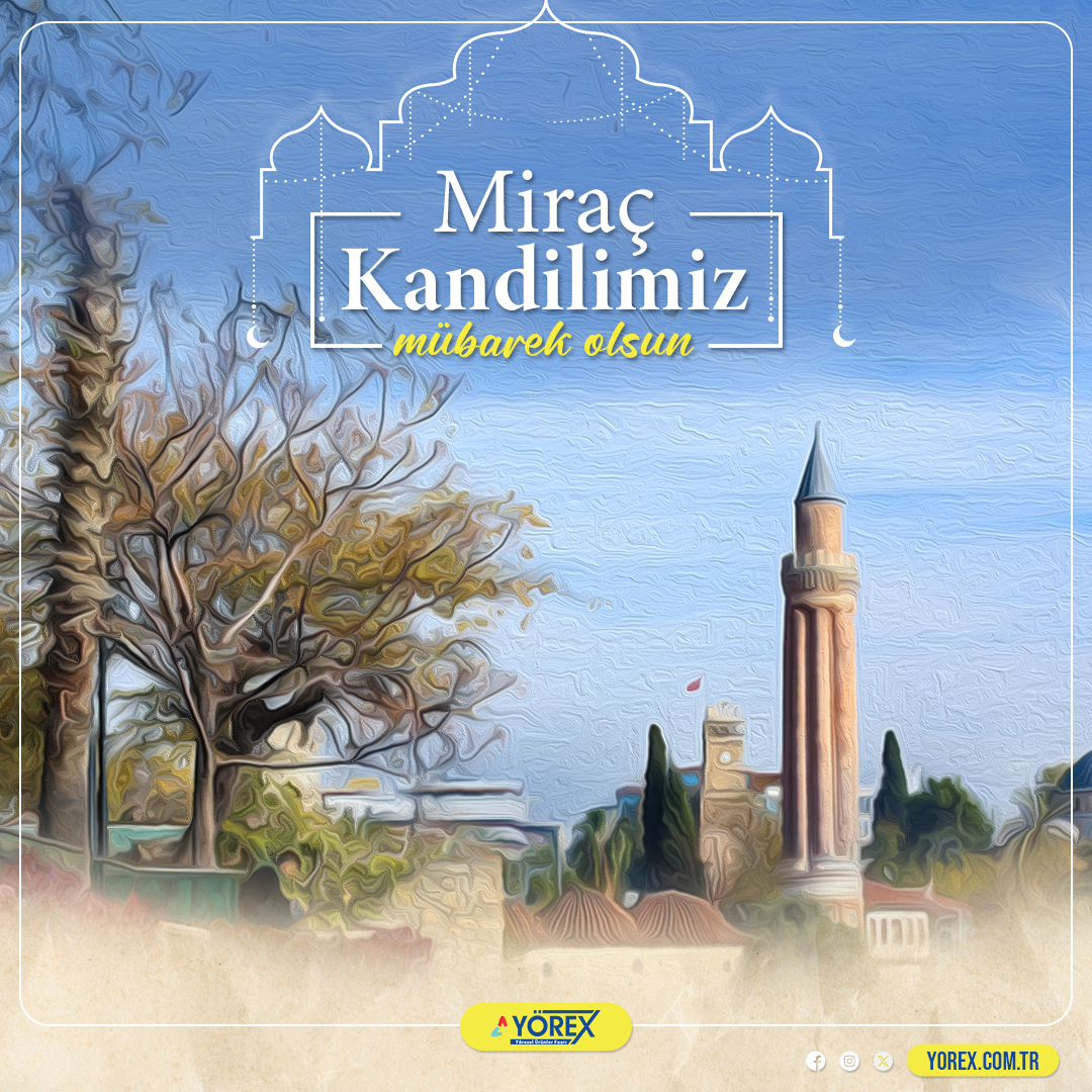 Miraç Kandilimiz mübarek olsun. #MiraçKandili