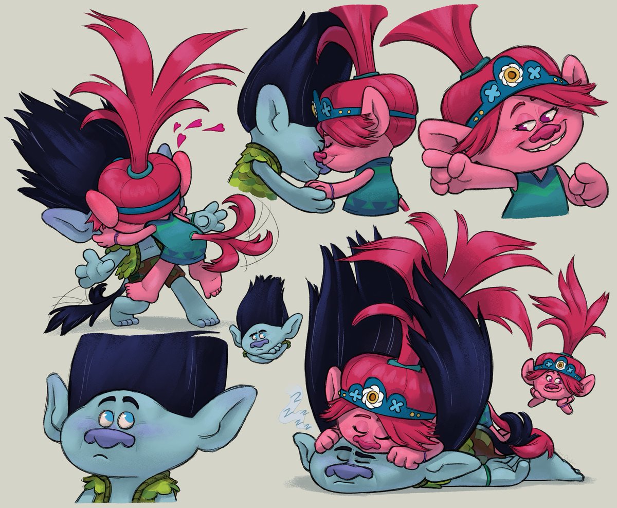 Got some Broppy doodles I decided to clean up! now I sleep!

#trolls #trollsfanart #broppy #trollsbranch  #TrollsPoppy  #DreamWorksTrolls