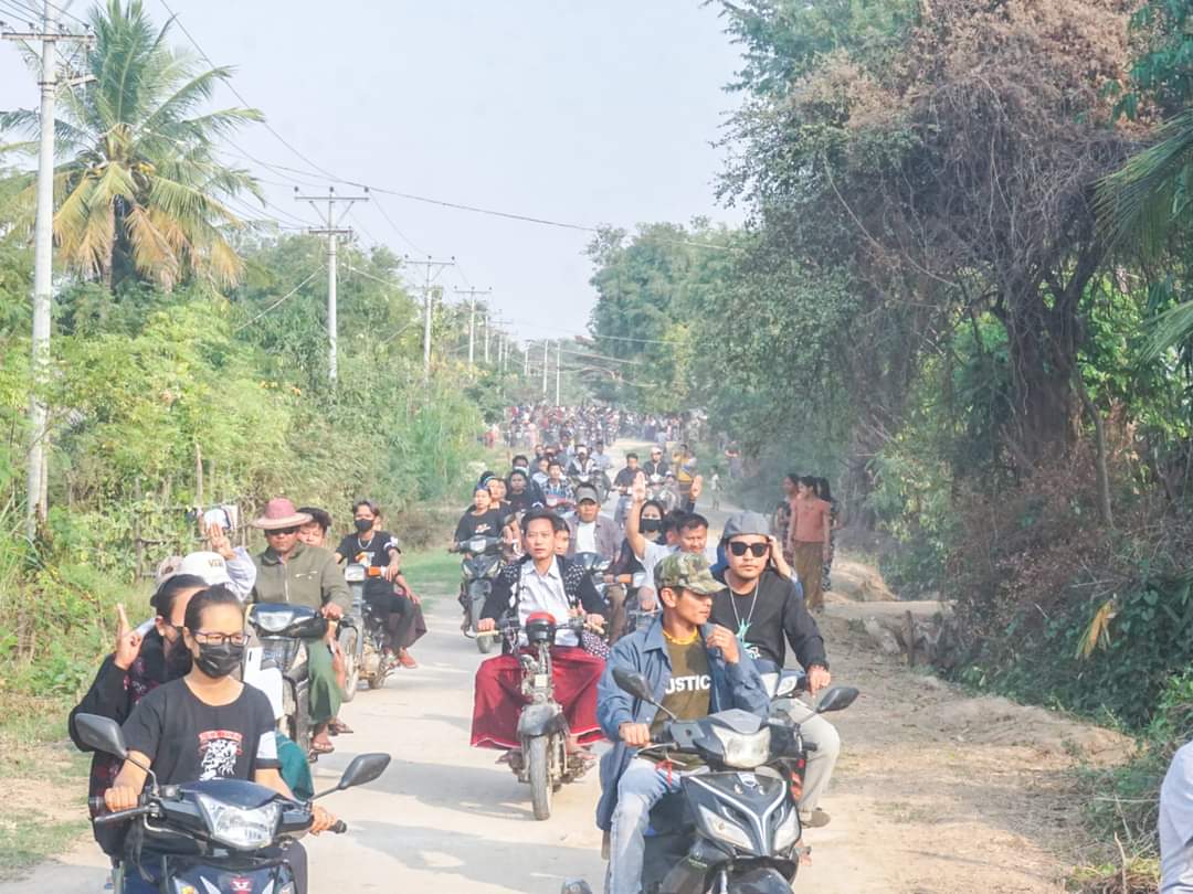 naingnaingaung's tweet photo. and Ayadaw Strike Committee to commemorate three years under the military coup.
#SpringRevolution_3rdAnniversary
#2024Feb6Coup
#WhatsHappeningInMyanmar https://t.co/AR2PNdXoRa